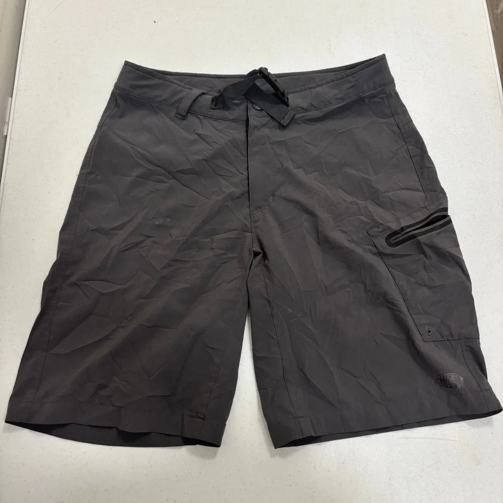 The North Face Mens Class V Belted Cargo Shorts Grey Size 32 NF0A55V8